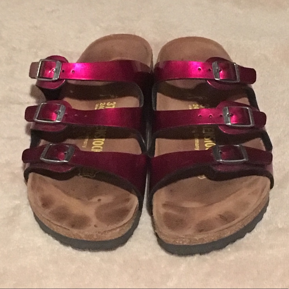 Birkenstock Hot Pink Florida size 37 - Picture 2 of 7